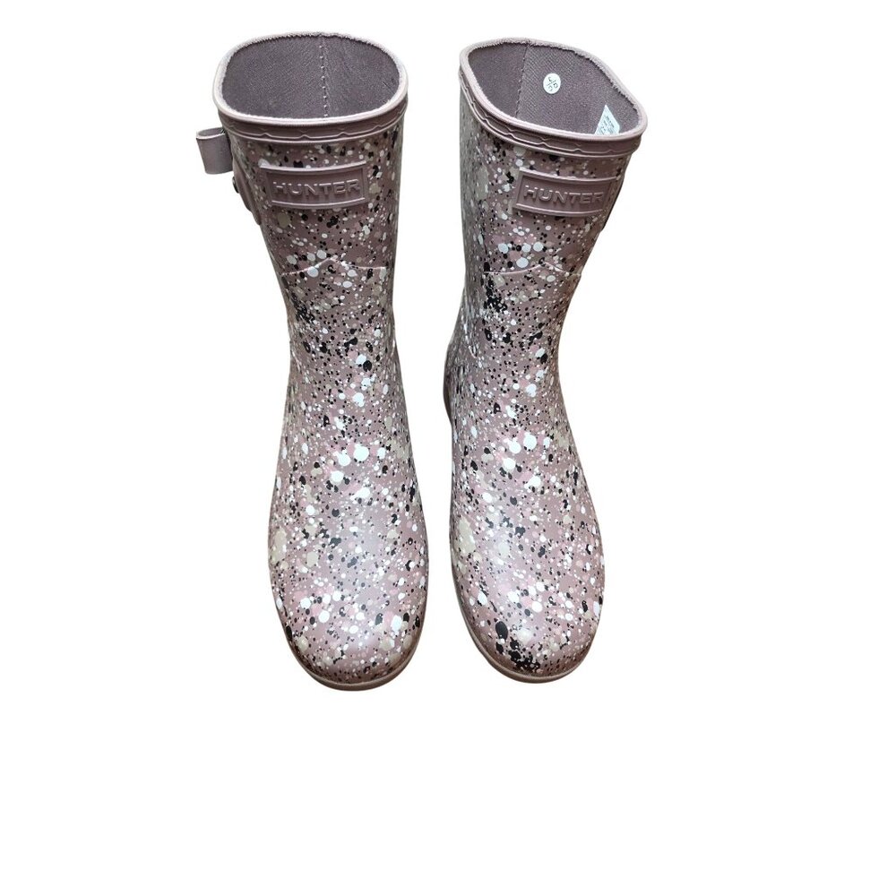 Hunter‎ Women's Particle Print Waterproof Rain Boots Size 7